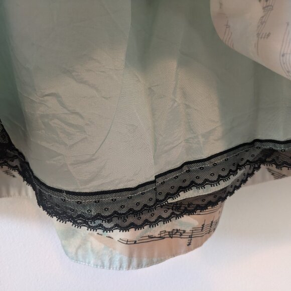 Anthropologie Maeve Sheet Music Songbird Circle Skirt - Picture 10 of 10